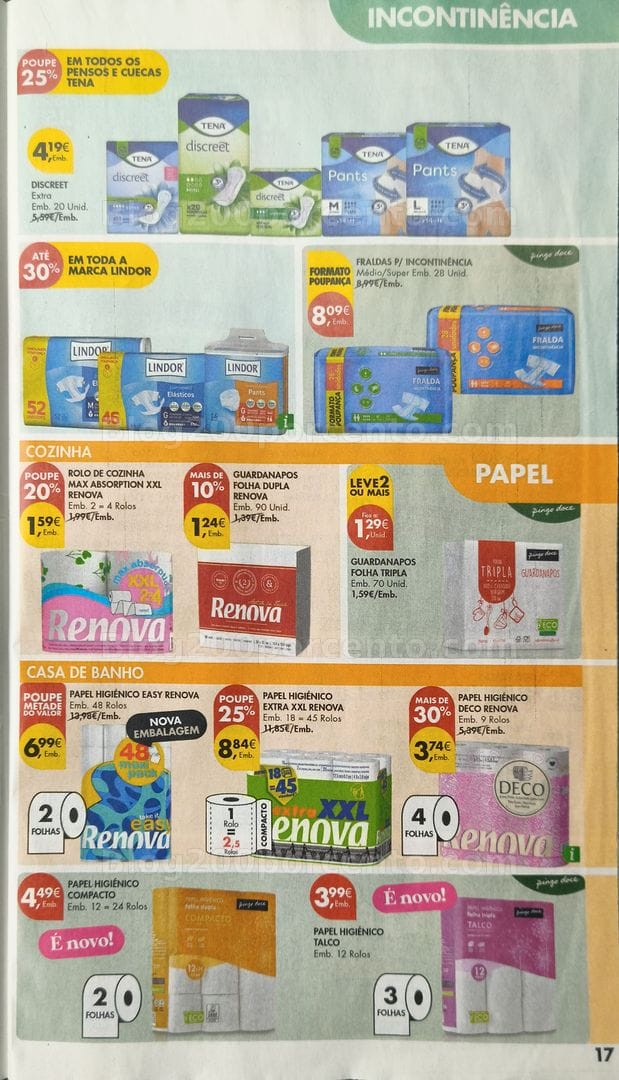 Antevisão Folheto PINGO DOCE Especial Higiene e Limpeza Promoções de 16 a 29 junho
