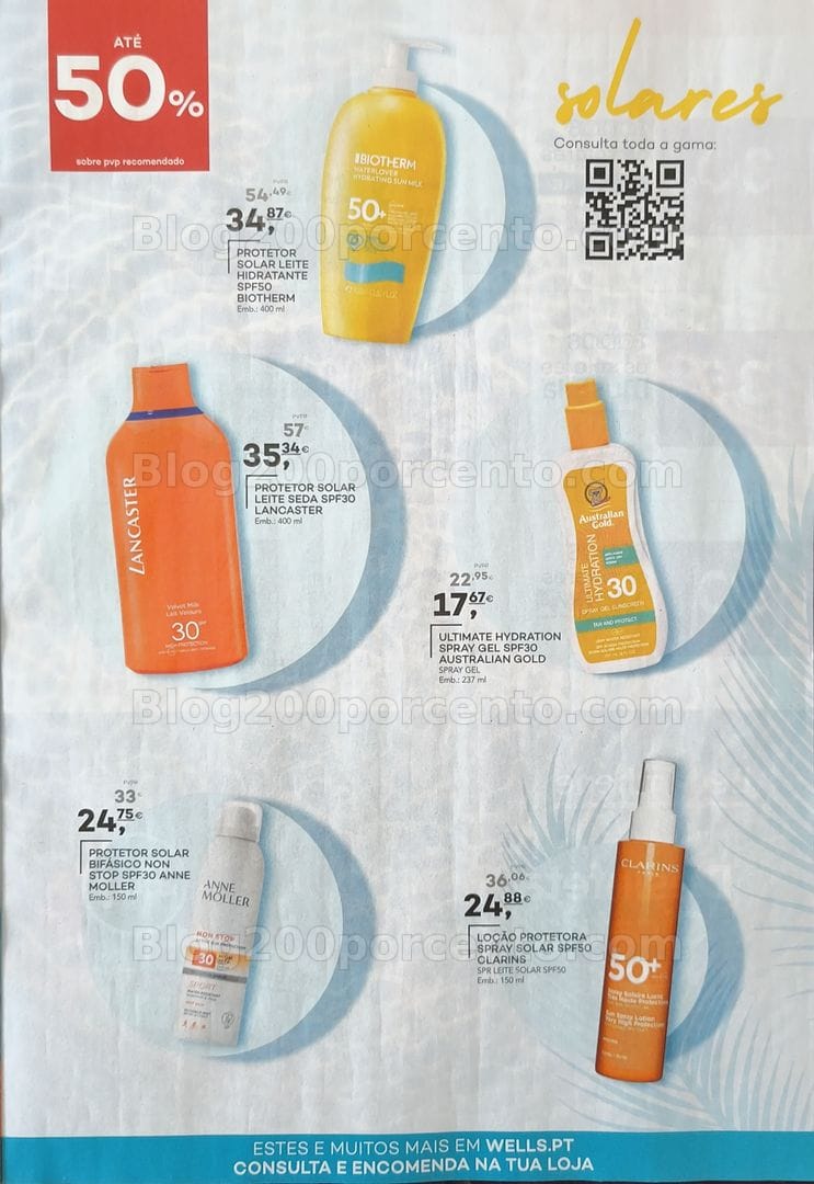 Antevisão Folheto WELLS Verão Promoções até 6 julho