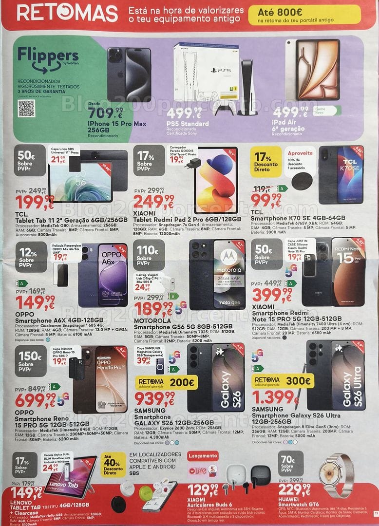 Antevisão Folheto WORTEN Promoções de 4 a 8 junho