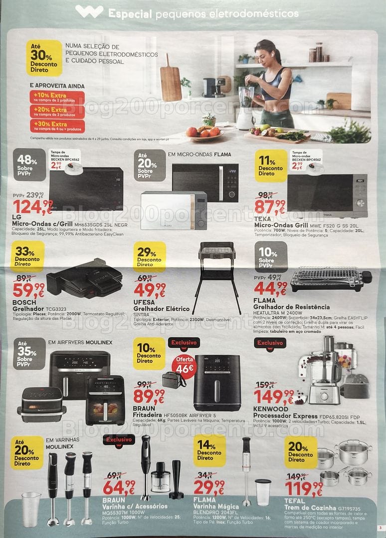 Antevisão Folheto WORTEN Promoções de 4 a 8 junho