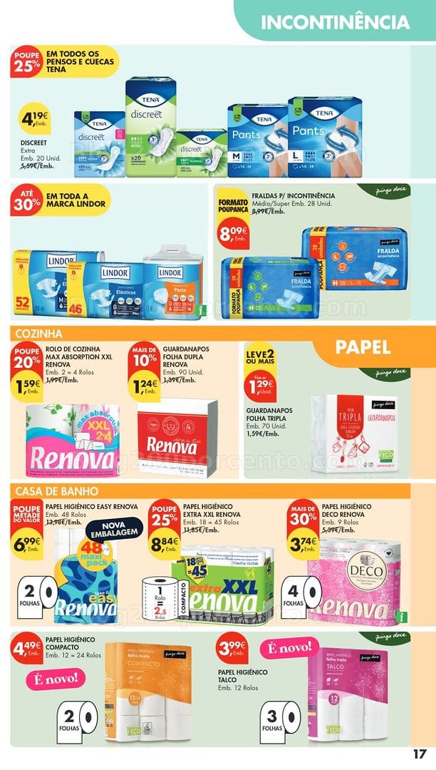 Antevisão Folheto PINGO DOCE Extra Higiene e Limpeza Promoções de 16 a 29 junho - Edição Digital