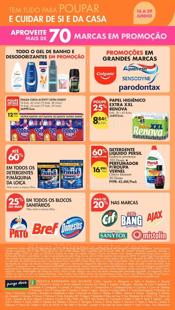 Antevisão Folheto PINGO DOCE Extra Higiene e Limpeza Promoções de 16 a 29 junho - Edição Digital