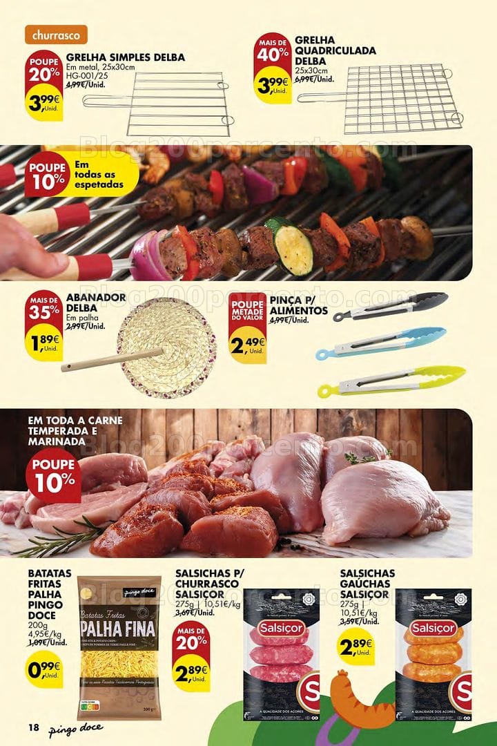 Antevisão Folheto PINGO DOCE Bazar Açores Promoções até 24 junho
