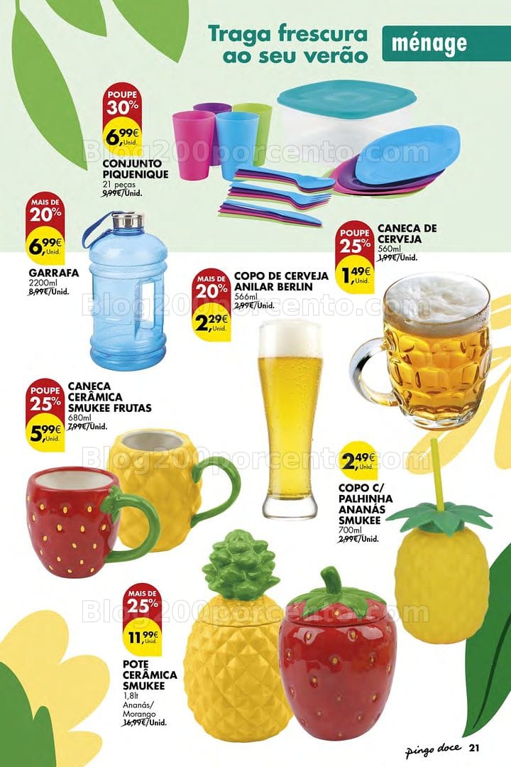 Antevisão Folheto PINGO DOCE Bazar Açores Promoções até 24 junho