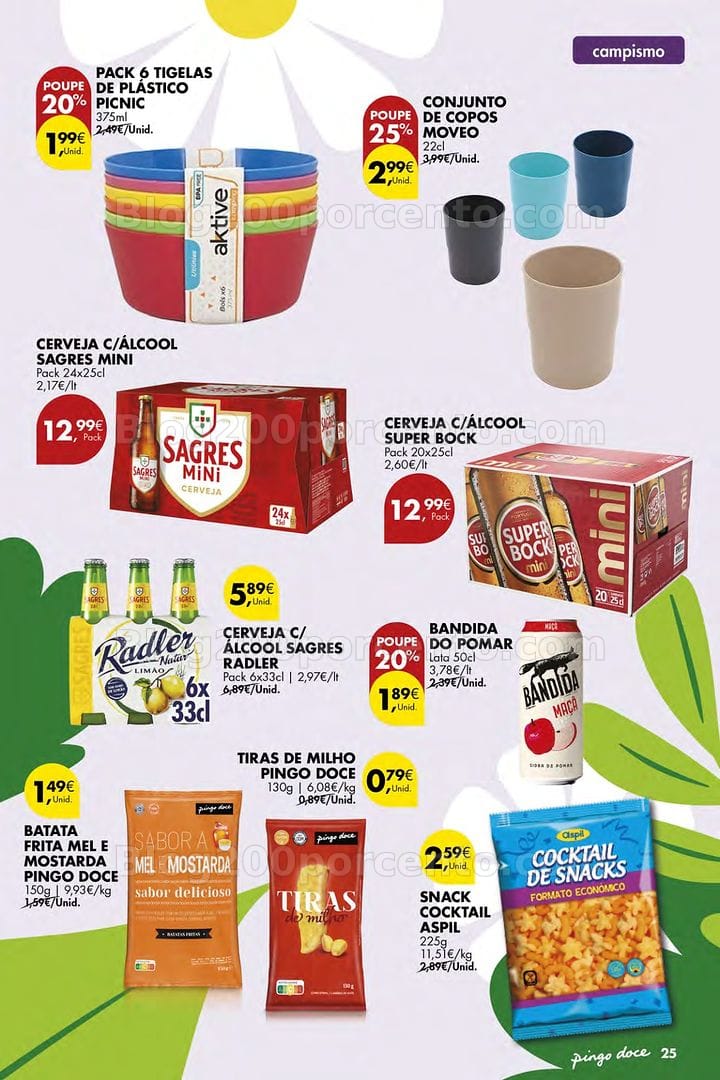 Antevisão Folheto PINGO DOCE Bazar Açores Promoções até 24 junho