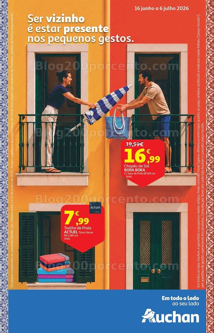 Antevisão Folheto AUCHAN Promoções de 16 junho a 6 julho