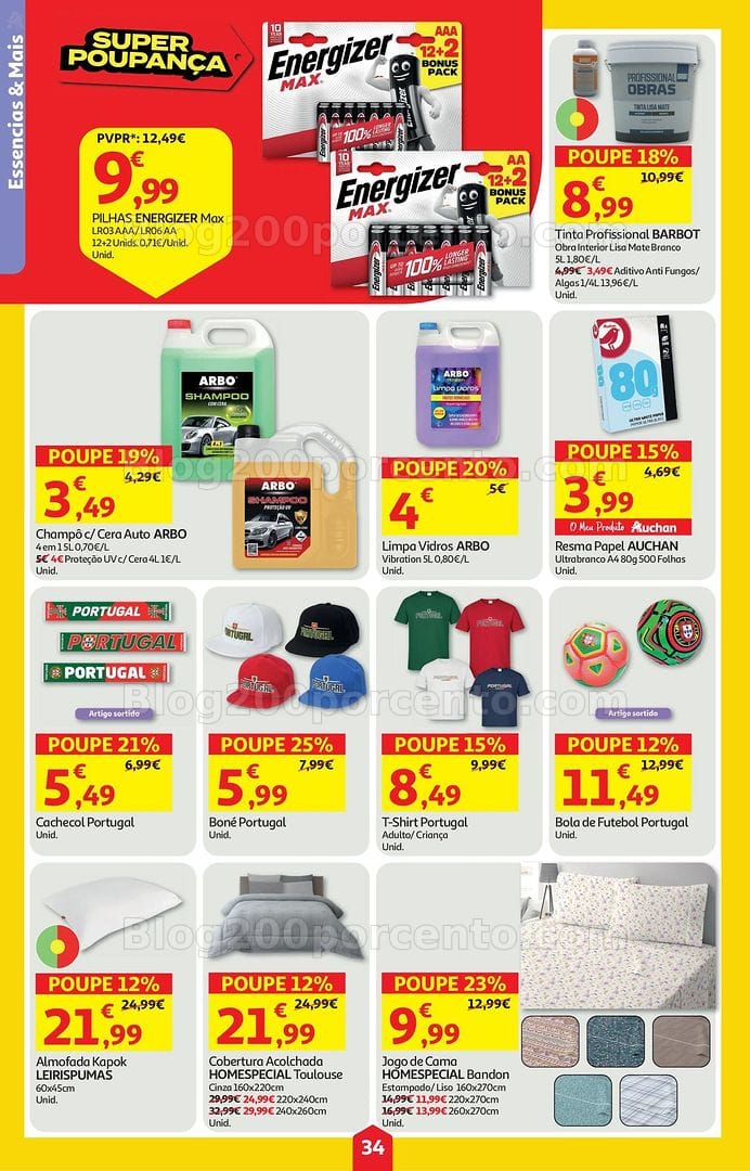 Antevisão Folheto AUCHAN Super Promoções de 4 a 10 junho