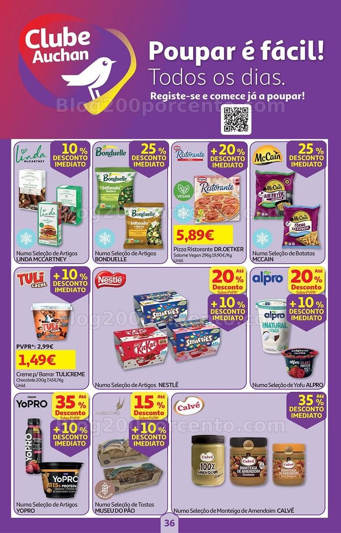 Antevisão Folheto AUCHAN Super Promoções de 4 a 10 junho