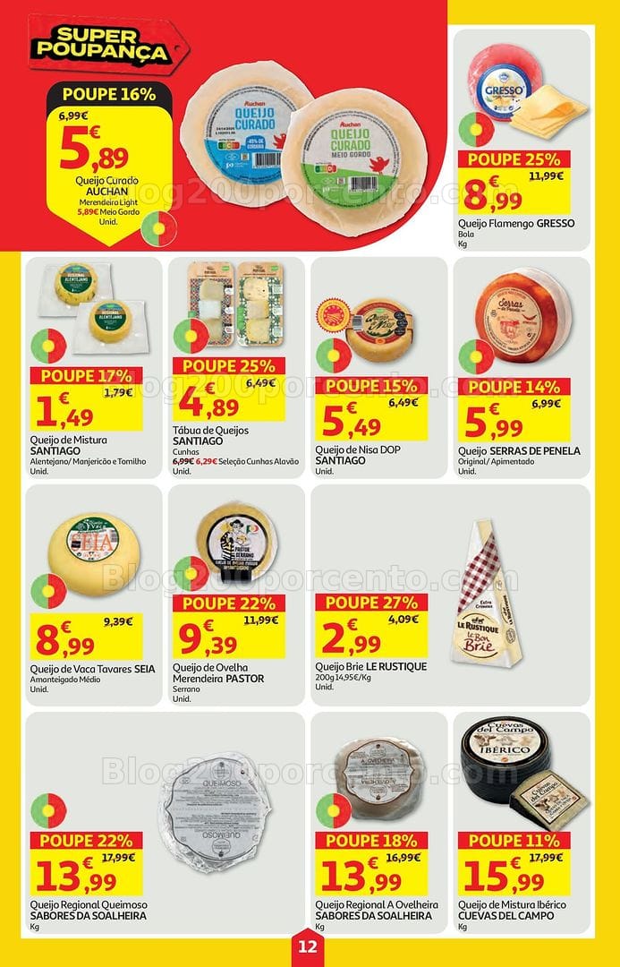 Antevisão Folheto AUCHAN Super Poupança Promoções de 11 a 17 junho
