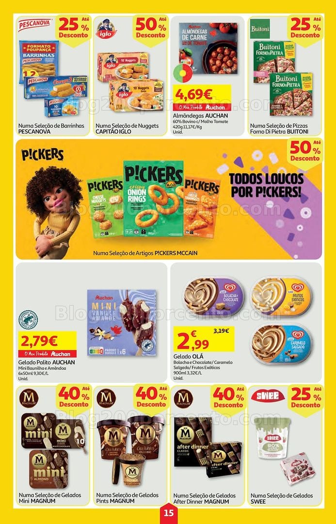 Antevisão Folheto AUCHAN Super Poupança Promoções de 11 a 17 junho