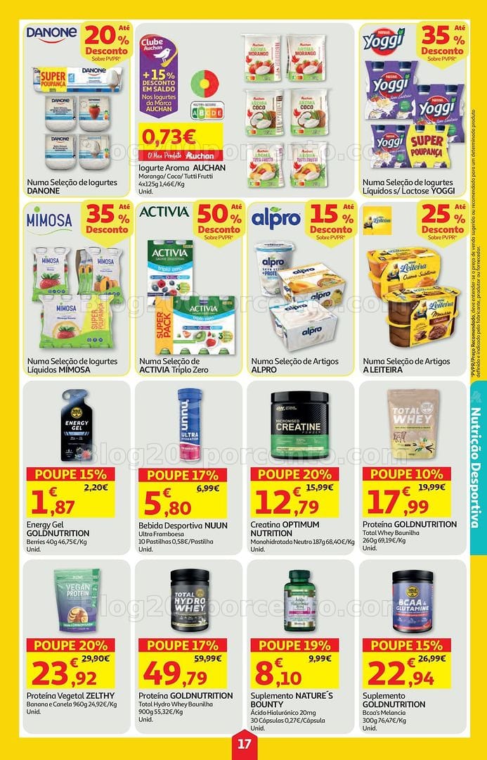 Antevisão Folheto AUCHAN Super Poupança Promoções de 11 a 17 junho