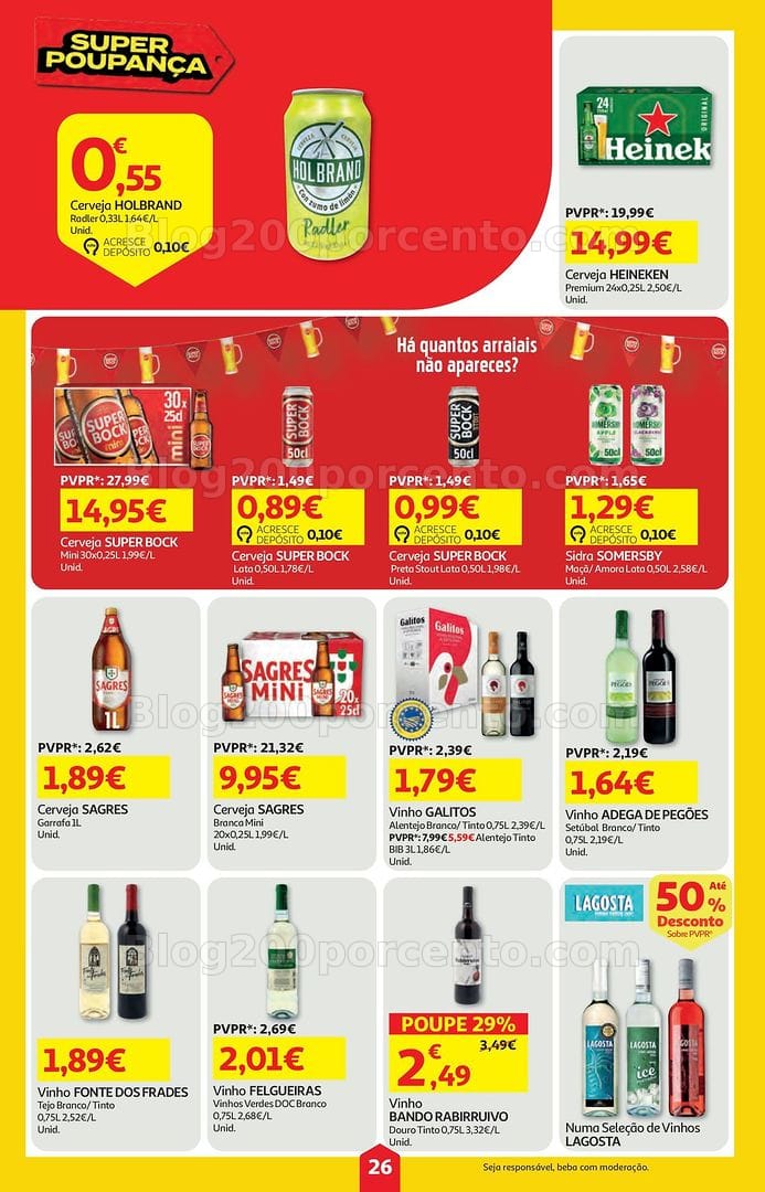 Antevisão Folheto AUCHAN Super Poupança Promoções de 11 a 17 junho