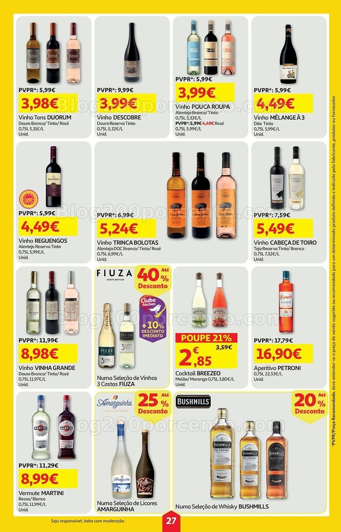 Antevisão Folheto AUCHAN Super Poupança Promoções de 11 a 17 junho