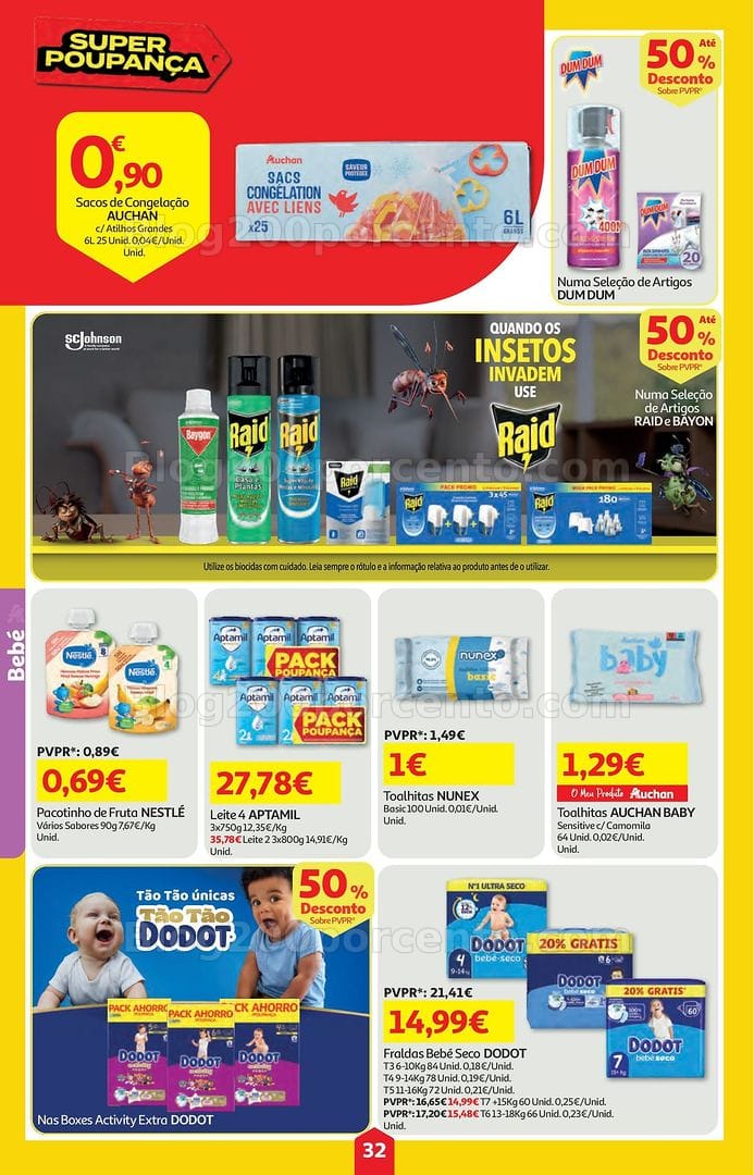 Antevisão Folheto AUCHAN Super Poupança Promoções de 11 a 17 junho