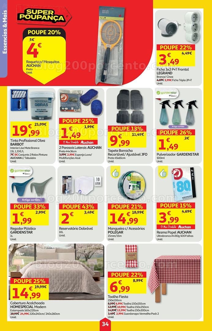 Antevisão Folheto AUCHAN Super Poupança Promoções de 11 a 17 junho