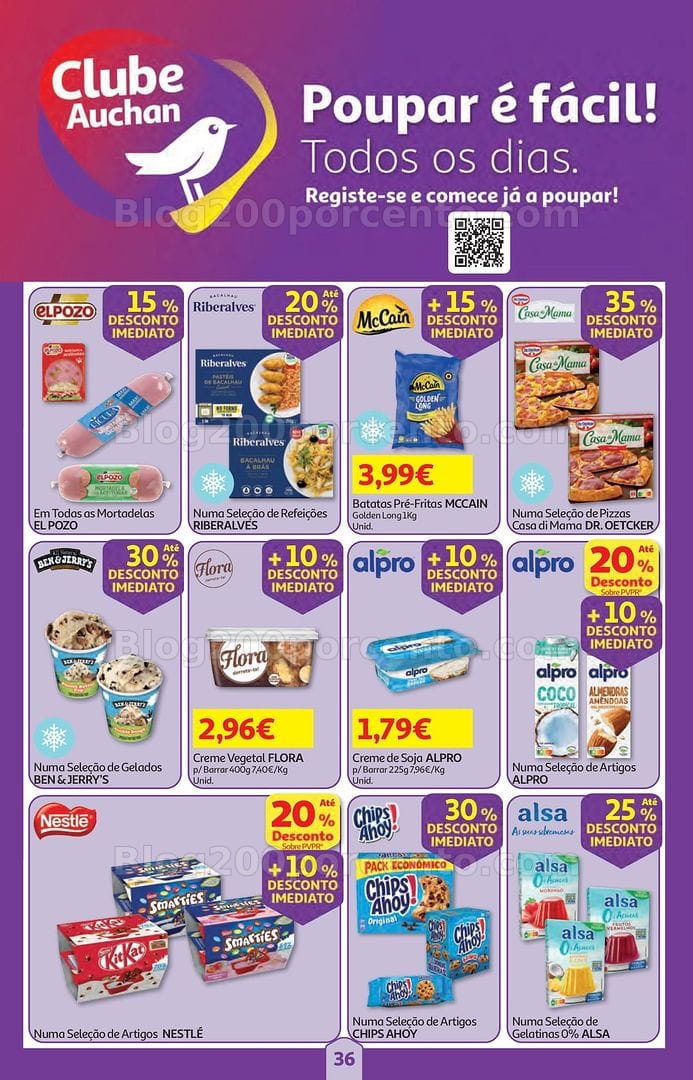 Antevisão Folheto AUCHAN Super Poupança Promoções de 11 a 17 junho