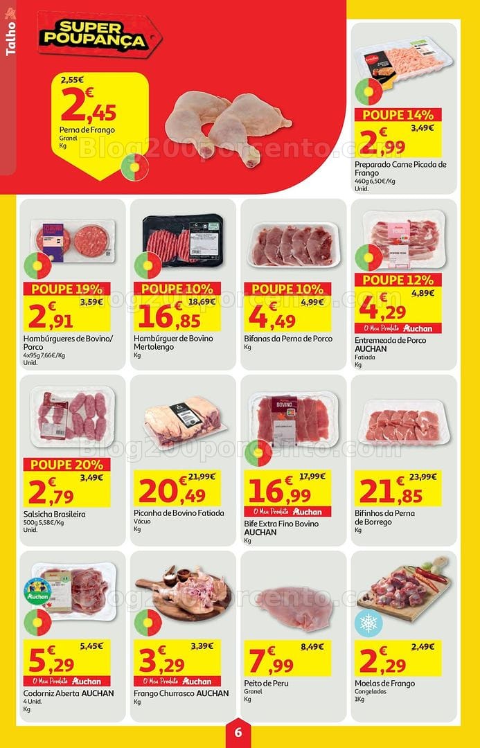 Antevisão Folheto AUCHAN Super Poupança Promoções de 11 a 17 junho