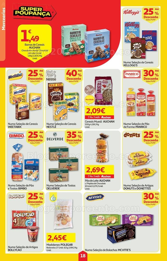 Antevisão Folheto AUCHAN Super Promoções de 18 a 24 junho