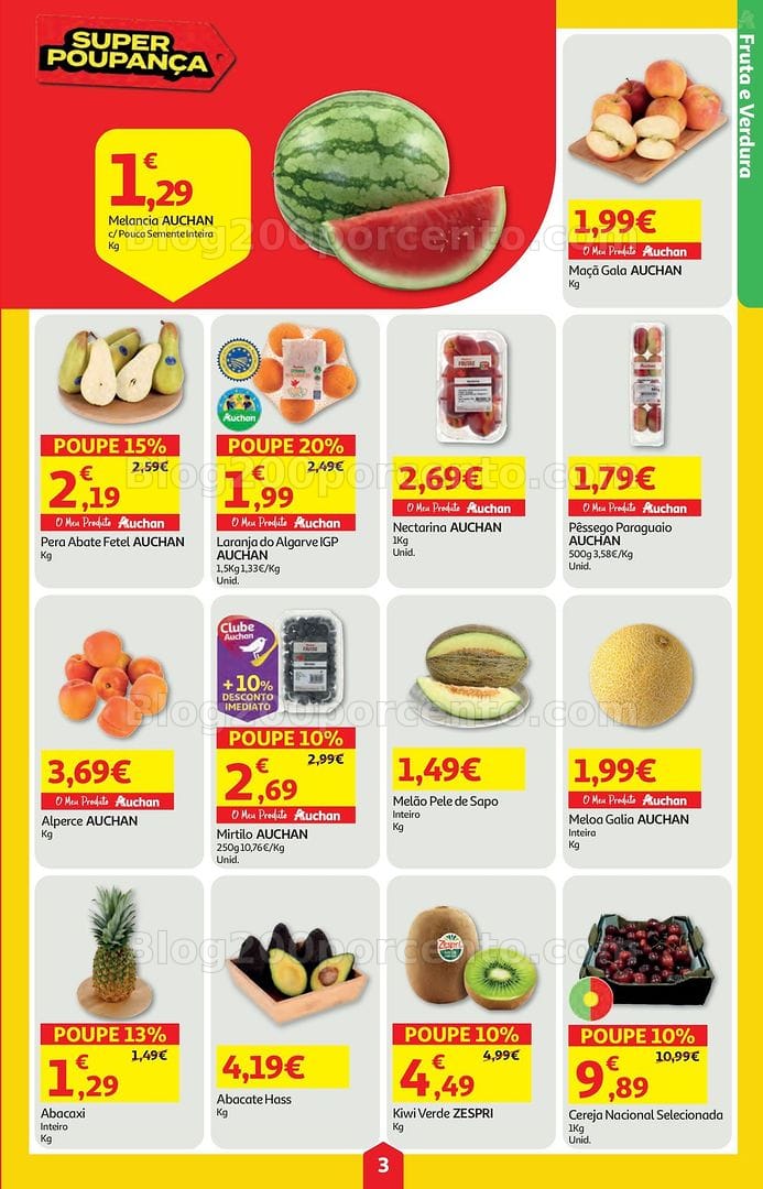 Antevisão Folheto AUCHAN Super Promoções de 18 a 24 junho