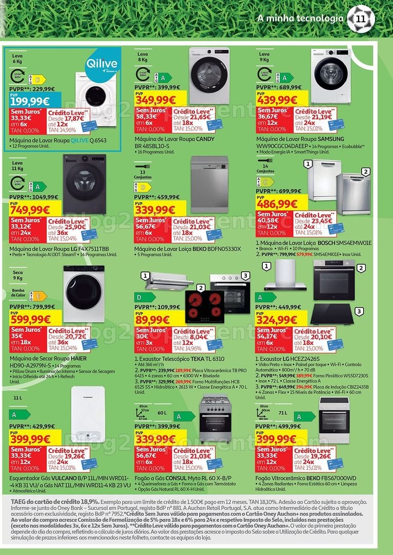 Antevisão Folheto AUCHAN Tecnologia Promoções de 16 junho a 6 julho