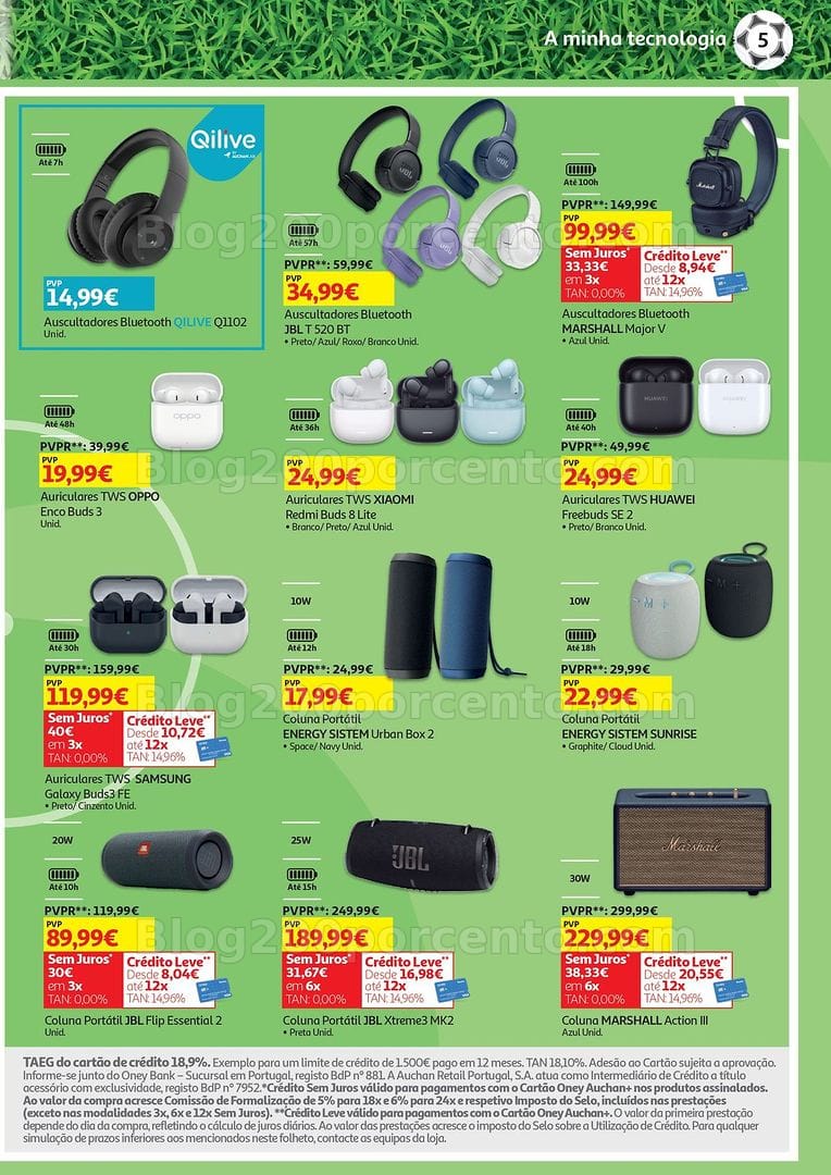 Antevisão Folheto AUCHAN Tecnologia Promoções de 16 junho a 6 julho