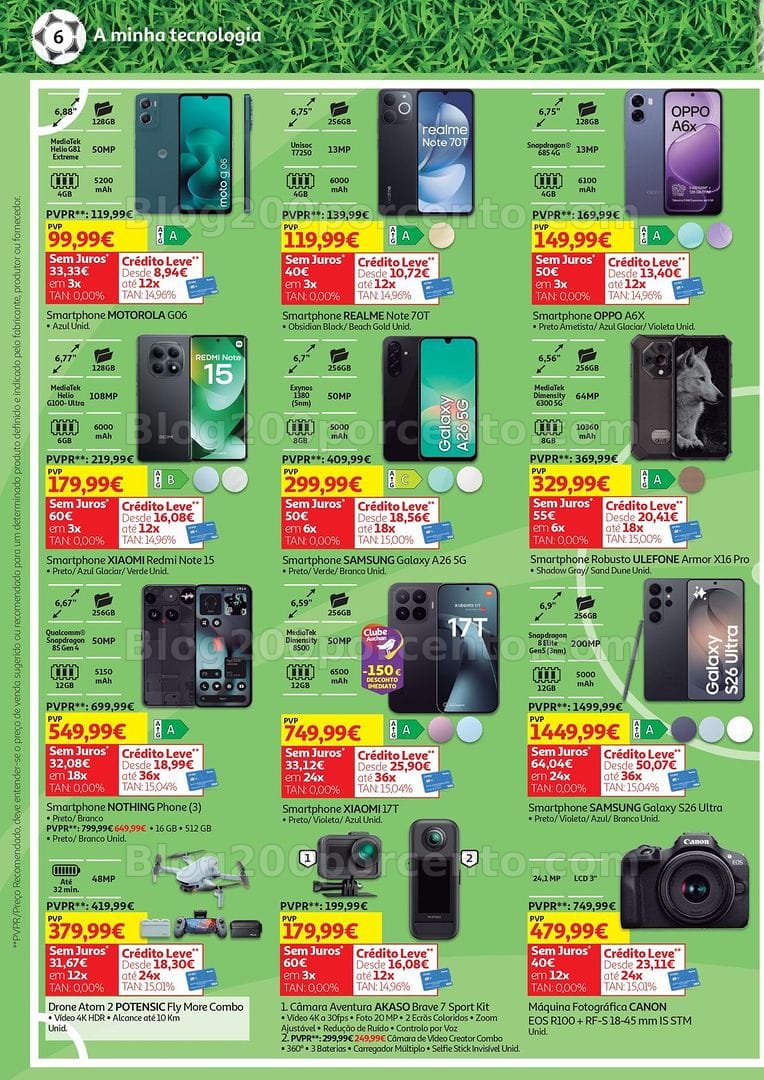 Antevisão Folheto AUCHAN Tecnologia Promoções de 16 junho a 6 julho