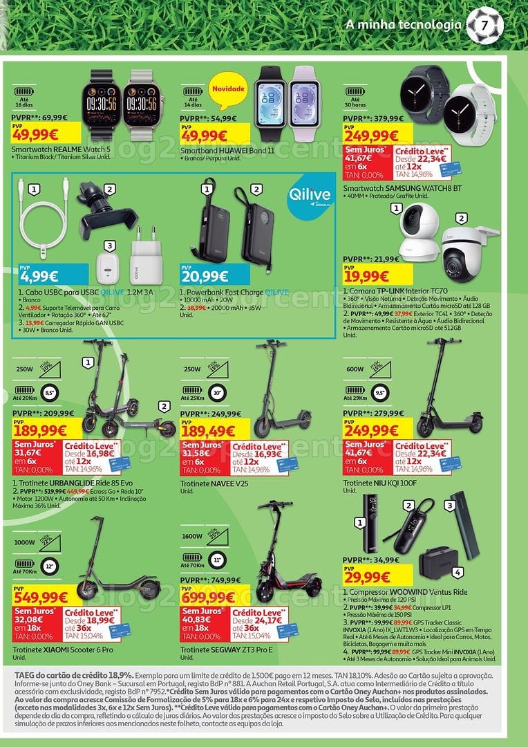 Antevisão Folheto AUCHAN Tecnologia Promoções de 16 junho a 6 julho