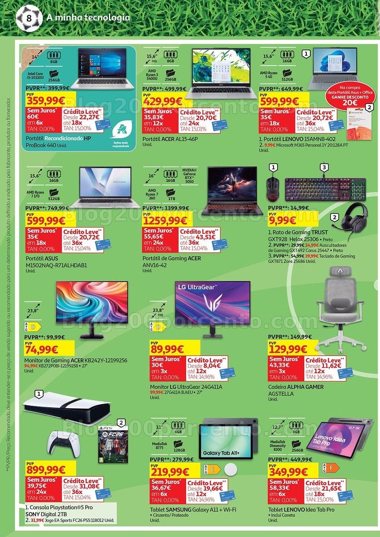 Antevisão Folheto AUCHAN Tecnologia Promoções de 16 junho a 6 julho