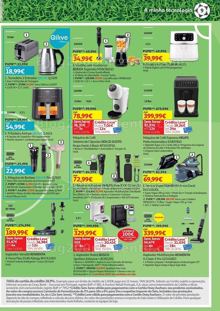 Antevisão Folheto AUCHAN Tecnologia Promoções de 16 junho a 6 julho
