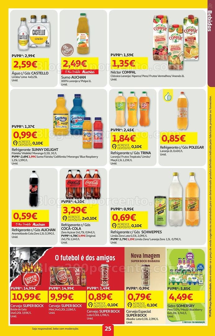 Antevisão Folheto AUCHAN Super Poupança Promoções de 25 junho a 1 julho