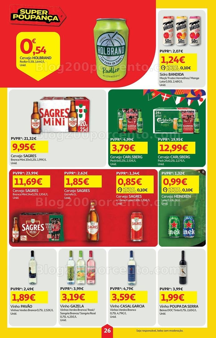 Antevisão Folheto AUCHAN Super Poupança Promoções de 25 junho a 1 julho
