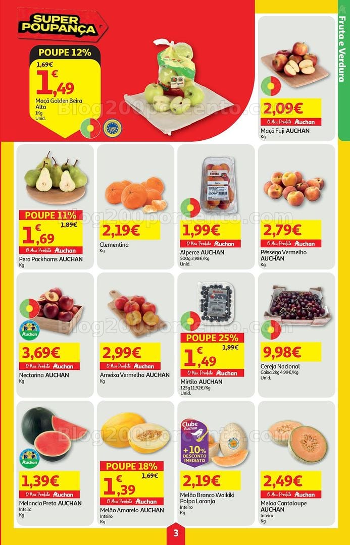 Antevisão Folheto AUCHAN Super Poupança Promoções de 25 junho a 1 julho