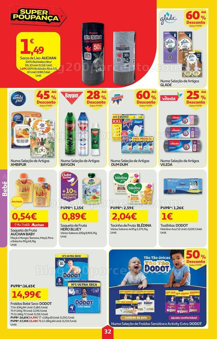 Antevisão Folheto AUCHAN Super Poupança Promoções de 25 junho a 1 julho