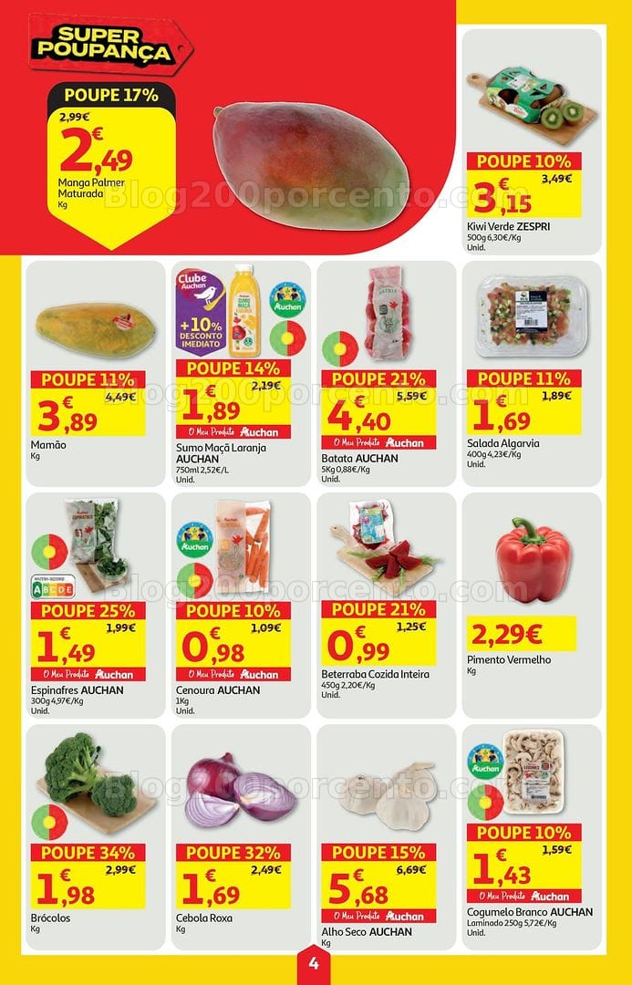 Antevisão Folheto AUCHAN Super Poupança Promoções de 25 junho a 1 julho