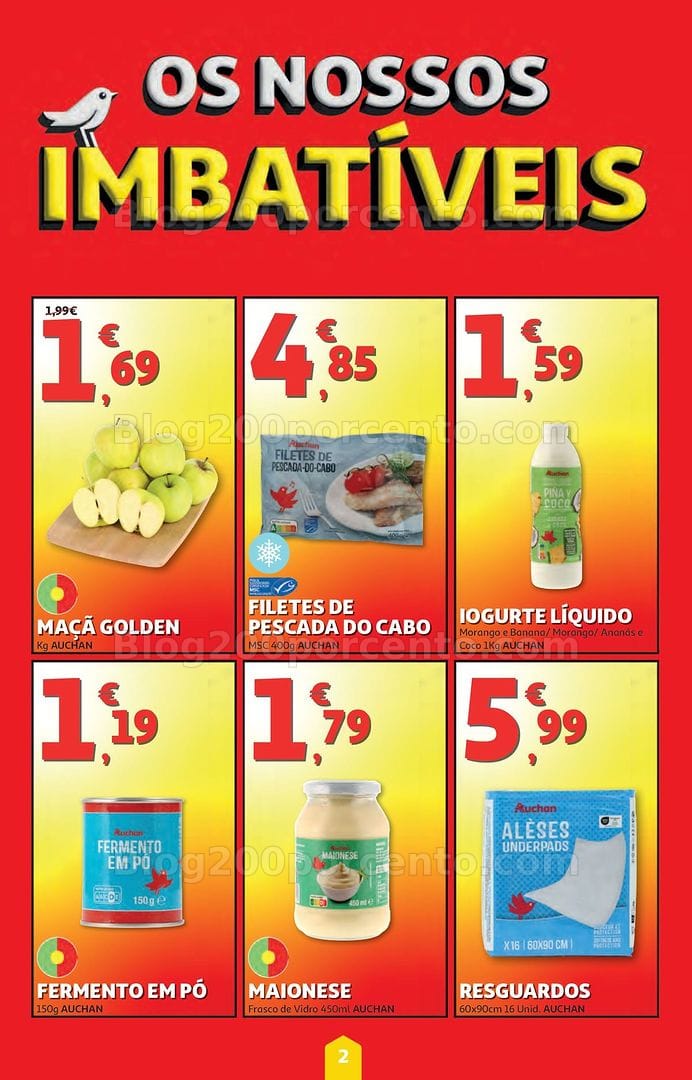 Antevisão Folheto AUCHAN Promoções de 2 a 8 julho