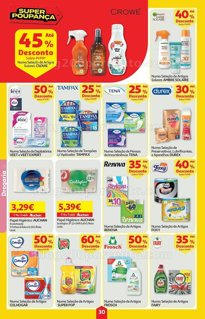Antevisão Folheto AUCHAN Promoções de 2 a 8 julho
