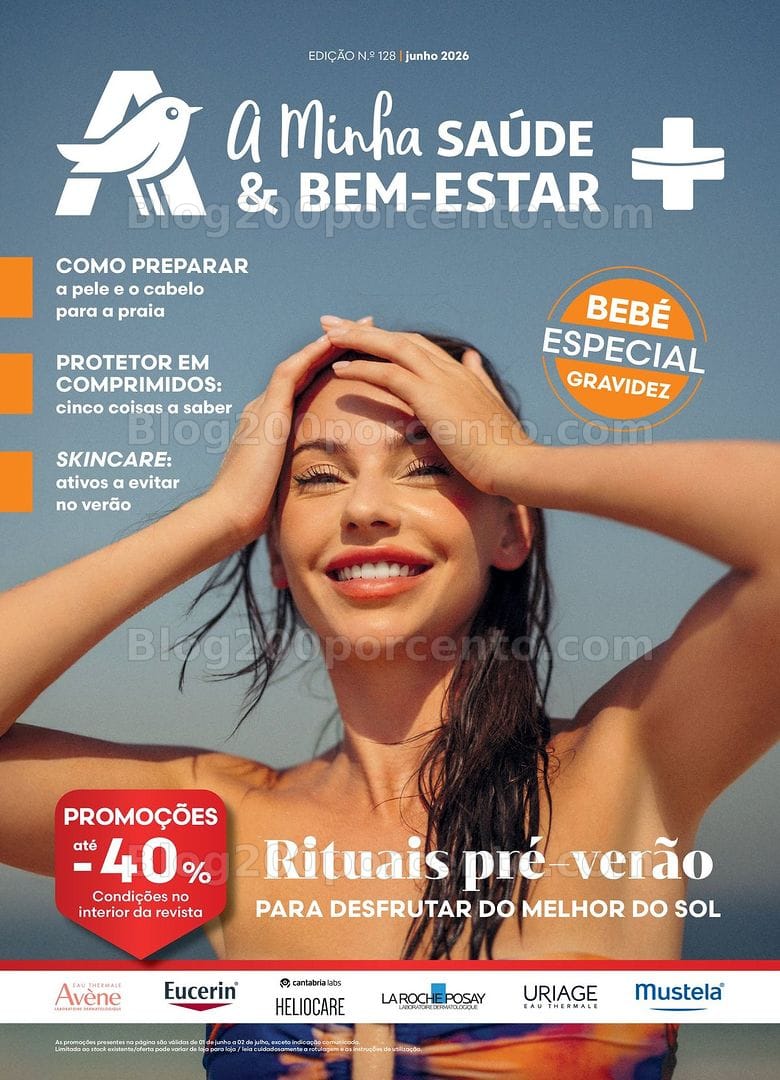 Antevisão Folheto AUCHAN Saúde e Bem-Estar Promoções de 1 junho a 2 julho