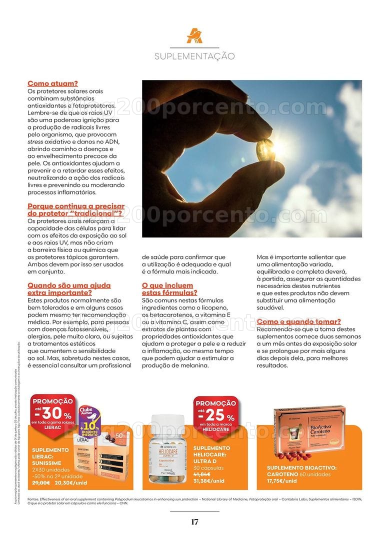 Antevisão Folheto AUCHAN Saúde e Bem-Estar Promoções de 1 junho a 2 julho