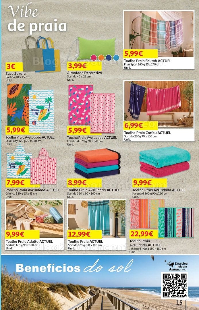 Antevisão Folheto AUCHAN Verão + Promoções de 2 a 15 junho
