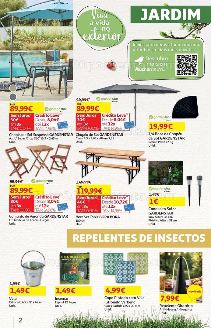 Antevisão Folheto AUCHAN Verão + Promoções de 2 a 15 junho