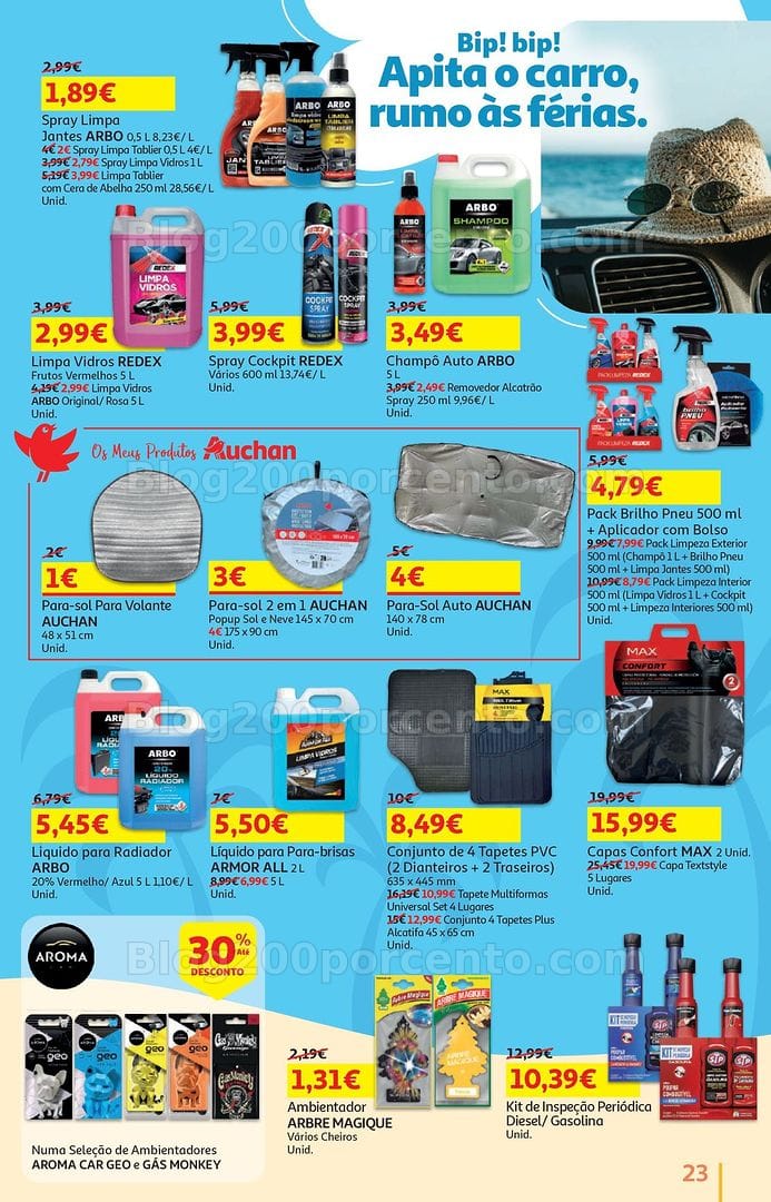 Antevisão Folheto AUCHAN Verão + Promoções de 2 a 15 junho