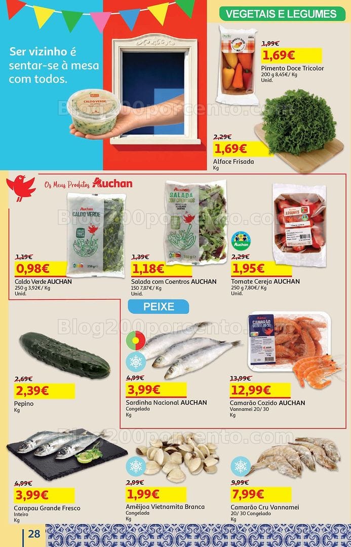 Antevisão Folheto AUCHAN Verão + Promoções de 2 a 15 junho