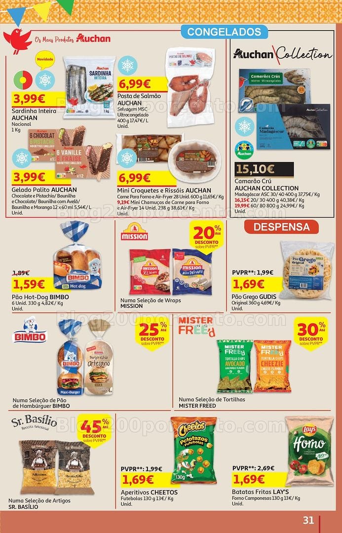 Antevisão Folheto AUCHAN Verão + Promoções de 2 a 15 junho