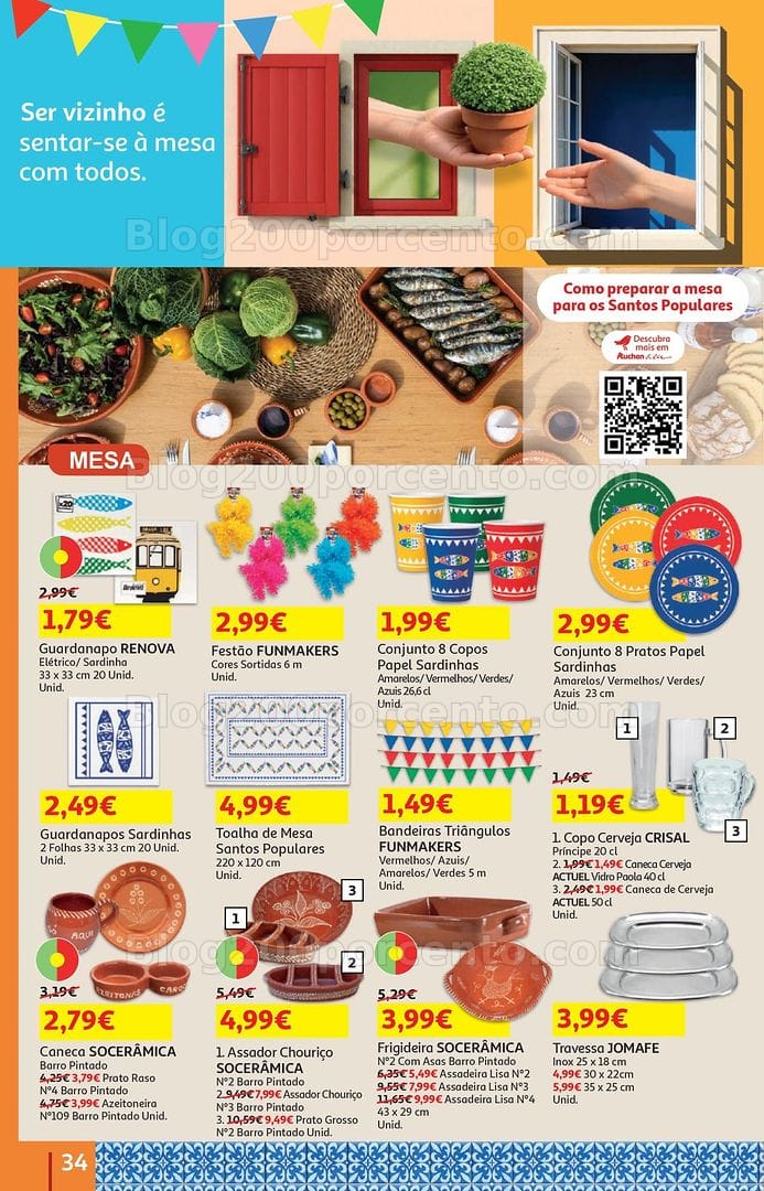 Antevisão Folheto AUCHAN Verão + Promoções de 2 a 15 junho
