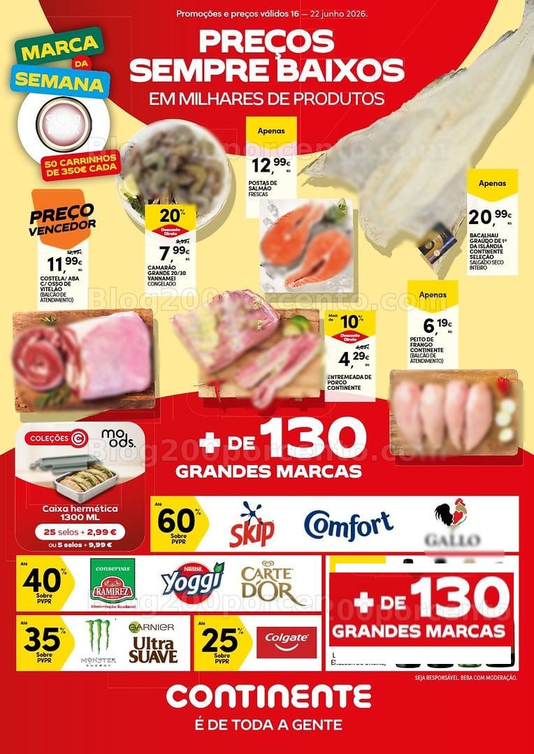 Antevisão Folheto CONTINENTE Promoções de 16 a 32 junho - Edição Digital