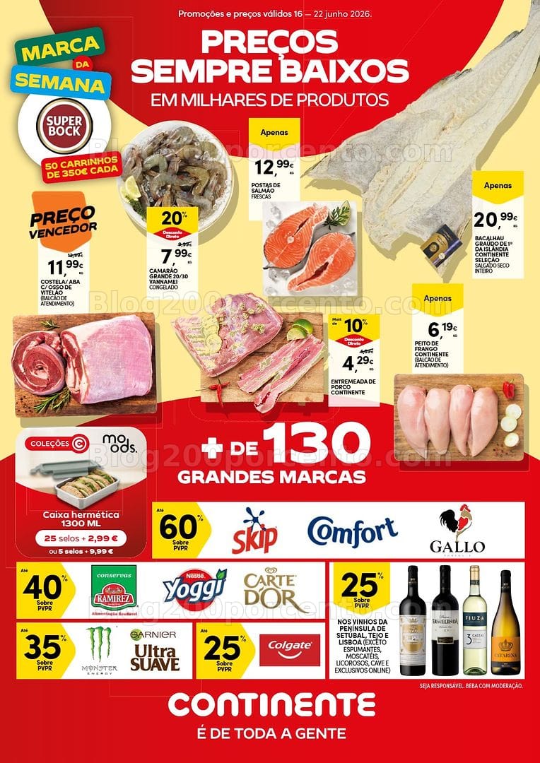 Antevisão Folheto CONTINENTE Promoções de 16 a 32 junho - Edição Digital