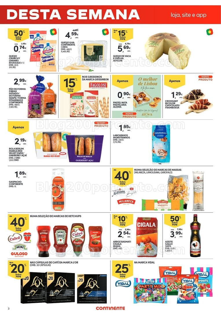 Antevisão Folheto CONTINENTE Promoções Fim de Semana - 26 a 29 junho