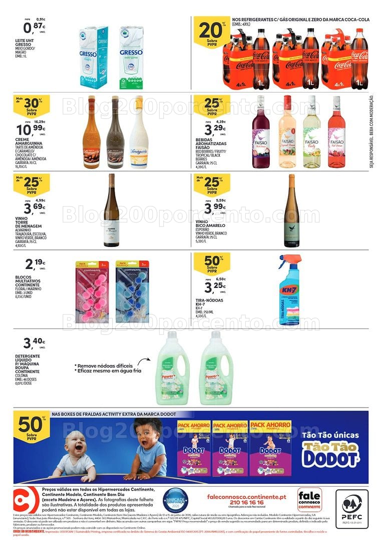 Antevisão Folheto CONTINENTE Promoções Fim de Semana - 12 a 15 junho - Edição Digital