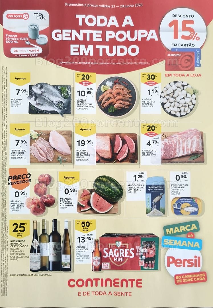 Antevisão Folheto CONTINENTE Promoções de 23 a 29 junho