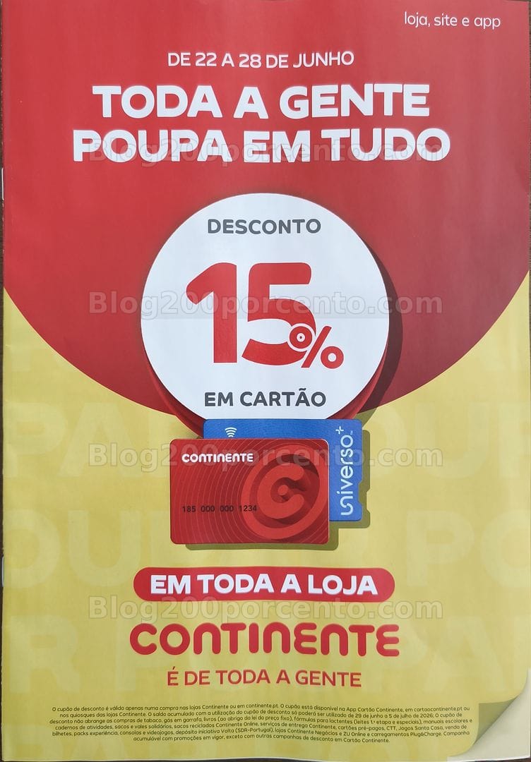 Antevisão Folheto CONTINENTE Promoções de 23 a 29 junho